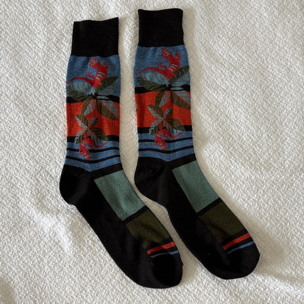 Caribbean Joe Multicolor Patterned Socks